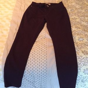 Plum straight leg pants